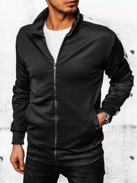 Pánska mikina na zips Black (bx5562)