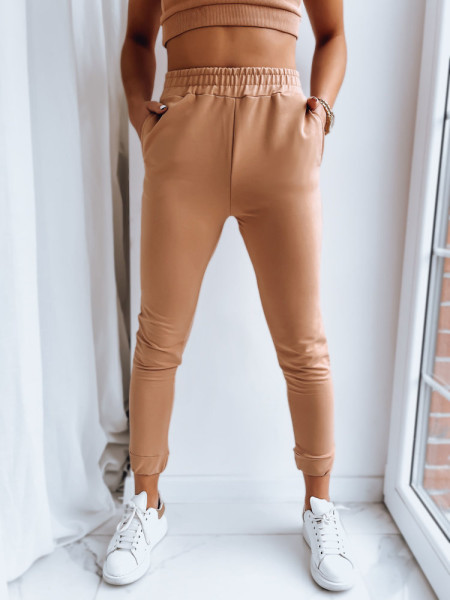 Dámske tepláky MY HONEY camel (uy1416)