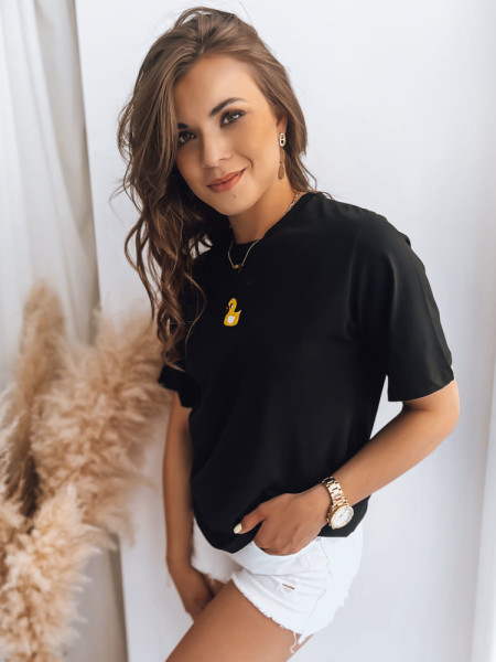 MIA ROSE dámske tričko čierne (ry2255)