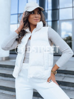 Dámska prešívaná vesta WILLOW cream (ty3798)