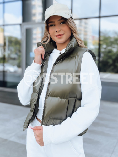 Dámska prešívaná vesta WILLOW zelená (ty3799)