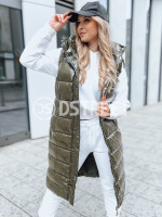 Dámska prešívaná vesta GANTINI zelená (ty3747)