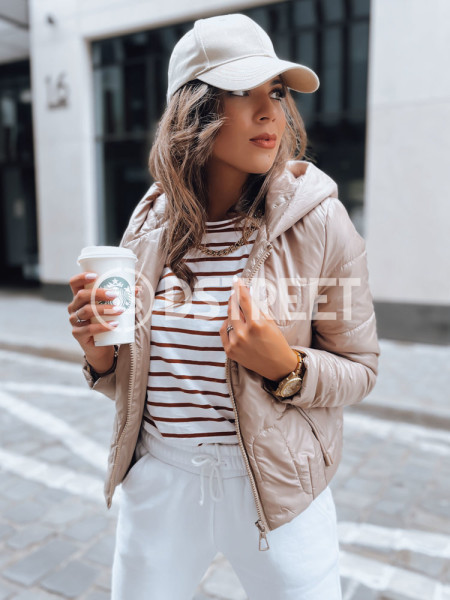 Dámska športová prešívaná bunda LILYWOOL camel (ty3715)