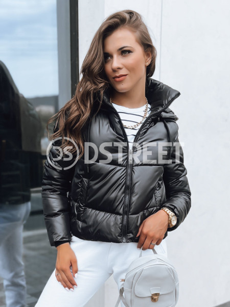 Dámska krátka zimná bunda LOLAROSE black (ty3684)