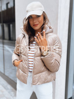 Dámska krátka zimná bunda LOLAROSE gold (ty3738)