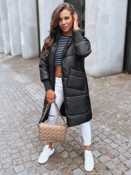 NADIA dámska oversize bunda čierna (ty2436z)
