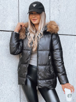 AMBER DAWN dámska prešívaná zimná bunda čierna (ty3810)