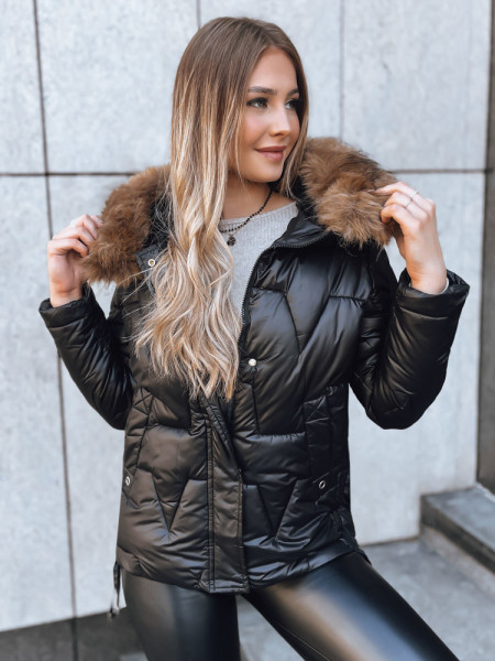 IVORY SNOW dámska zimná bunda čierna (ty3818)