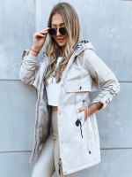 STARK STYLE dámska bunda parka svetlo béžová (ty3858)