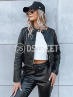 CHIC STYLE dámska kožená bunda čierna (ty3897)