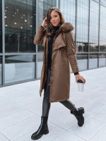 Dámska parka LUSTER coffee zimná bunda (ty3956)