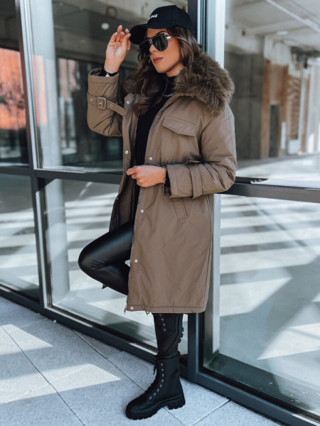 MARBLIS khaki bunda dámska parka (ty3929)