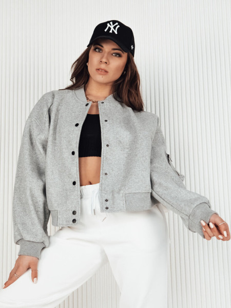 BONDAI dámska bomber bunda, šedá (ty4146)