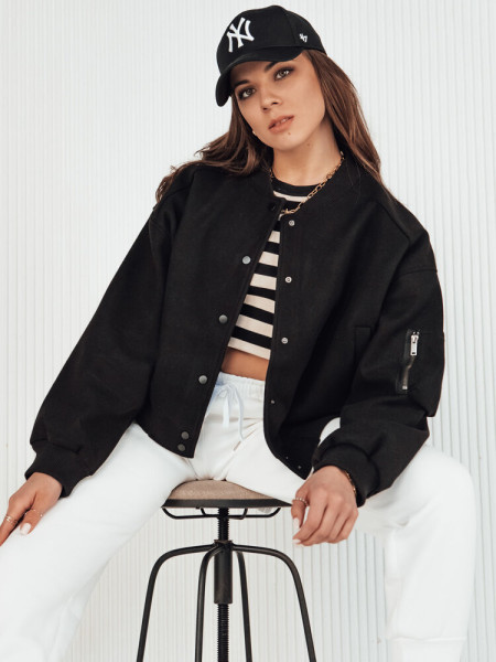 BONDAI dámska bomber bunda čierna (ty4147)