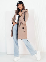 Dámska parka bunda GROLIN khaki (ty4173)