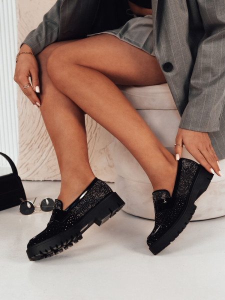 OTERO dámske espadrilky čierne (zy0478)