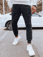 Pánske grafitové joggers tepláky (ux4122)