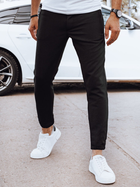 Pánske čierne joggery (ux4263)