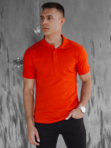 Pánske oranžové polo tričko (px0609)