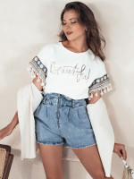 DAYSHINE dámske riflové šortky modré (sy0345)
