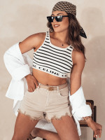 Dámske šortky SUNYLOOK béžové (sy0373)