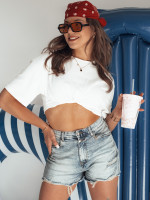 COOL DENIM dámske riflové šortky modré (sy0368)