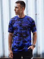 Pánske modré camo tričko (rx5595)