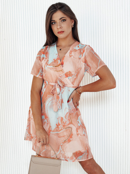 CHICLOVE šaty oranžové (ey2517)