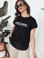 DREAMY dámske tričko čierne (ry2523)