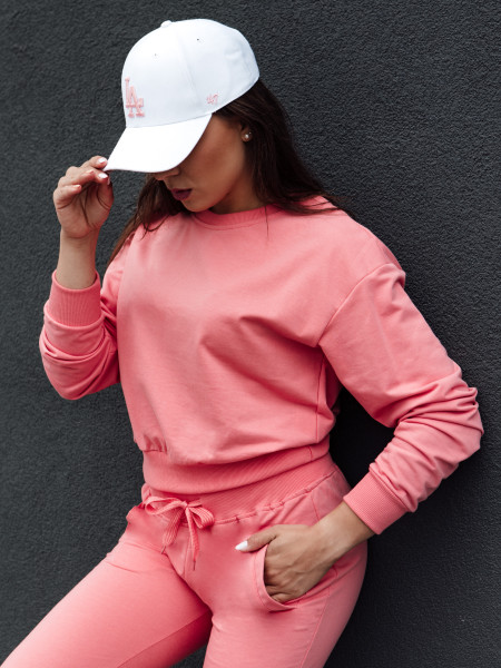 Klasická dámska mikina CASUALVIBE coral (by1303)