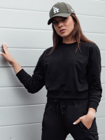 Klasická dámska mikina CASUALVIBE black (by1298)