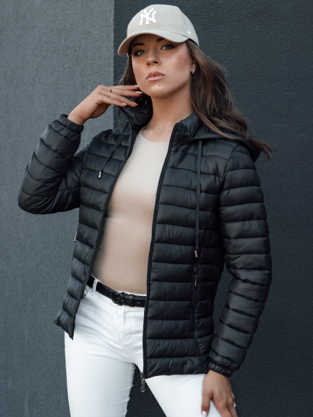 FEMMODA dámska prechodná bunda čierna (ty4369)