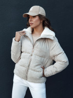 TRENDYGLAM dámska zimná bunda béžová (ty4358)