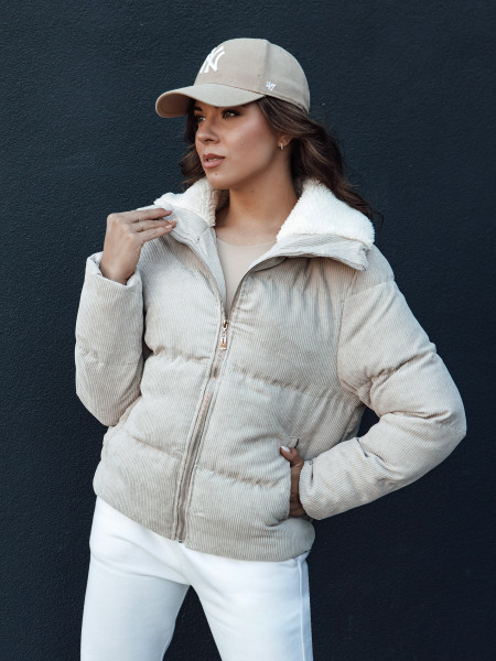 TRENDYGLAM dámska zimná bunda béžová (ty4358)