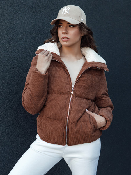 TRENDYGLAM dámska zimná bunda hnedá (ty4360)