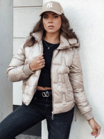 FASHWARM dámska zimná bunda, krátka, prešívaná, camel (ty4638)