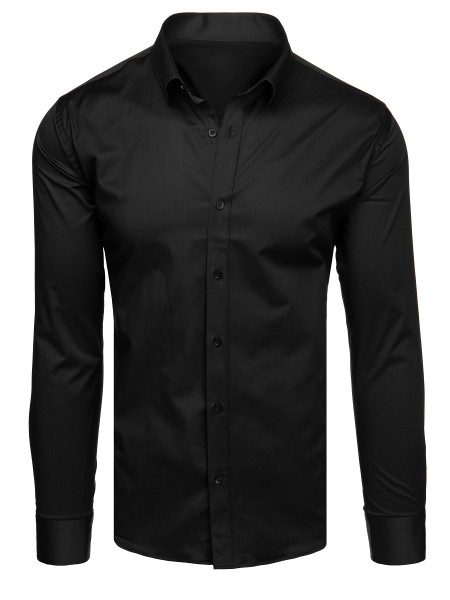 Elegantná čierna pánska košeľa (dx2599)