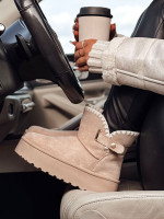 SOFTWALK dámske členkové čižmy khaki (zy0562)