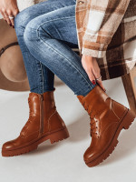 Dámske pracovné čižmy STYLOBOSS camel (zy0520)
