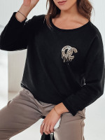 ICONIQ dámska oversize blúzka čierna (ry2696)