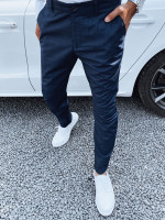 Pánske tmavomodré chino nohavice (ux4393)
