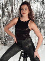 SHIMMER dámske jednoveľkostné body čierne (ry2704)