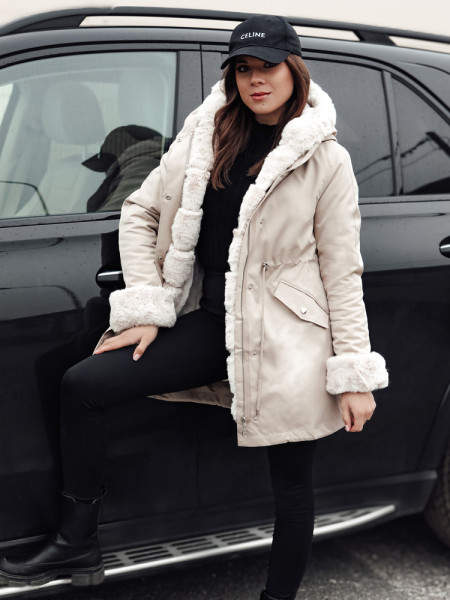ARCTIC dámska zimná bunda parka, béžová (ty4767)
