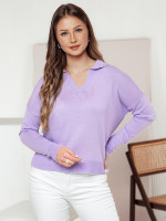 Dámsky oversize sveter jednej veľkosti VISTILLA heather (my2416)
