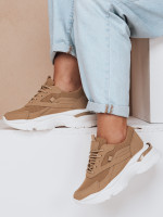 Dámske tenisky na platforme SPORTLITE khaki (zy0585)