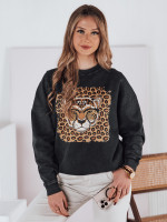 Dámska mikina one size CHEETAHART graphite (by1352)