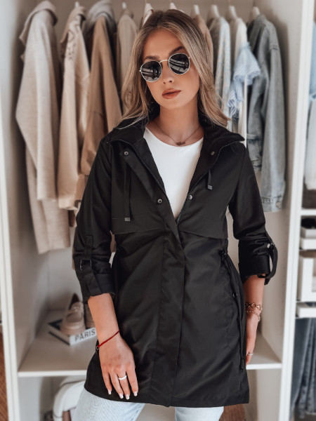 Dámska prechodná bunda parka STYLINA čierna (ty4788)