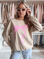 Dámska mikina one size oversize SOFTTIE cappuccion (by1357)