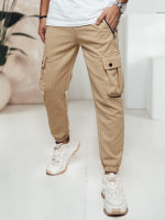 Pánske cargo nohavice khaki (ux4464)