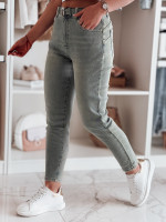 Dámske slim fit džínsy s opaskom SLIMFIZ blue (uy2494)